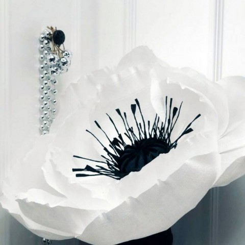 Бумажный цветок для оформления "Анемон"